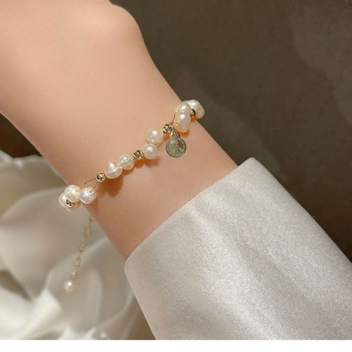 LẮC TAY CHUỖI HẠT TRAI TỰ NHIÊN